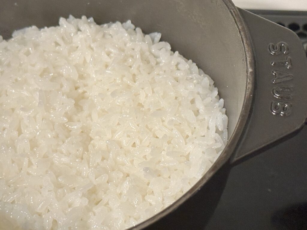 ストウブ ラ・ココット・デ・ゴハン Mサイズで炊いたふっくら白ごはん